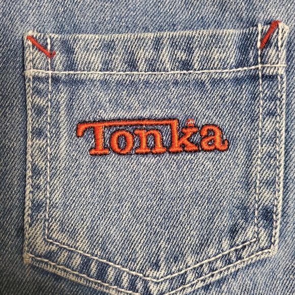 Vintage 1999 Rare Tonka Denim Jean Lightweight Button Down Jacket - Picture 9 of 10